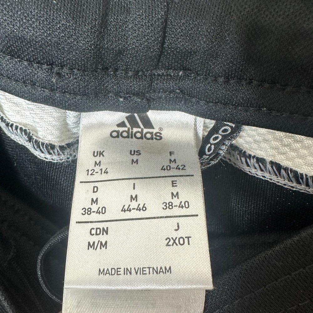 Women’s Adidas Black and White Joggers Medium - Picture 3 of 6